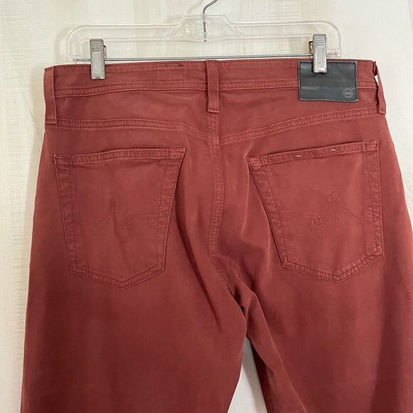 AG Adriano Goldschmied the graduate tailored leg rust pants jeans, size 14 - Picture 11 of 16